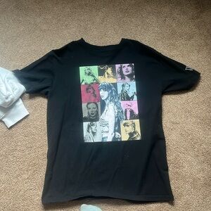 Authentic Taylor Swift Eras Tour Black T-Shirt